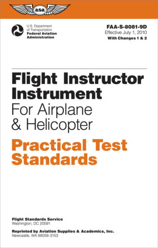Practical Test Standards Flight Instructor Instrument (Airplane & Helicopter)