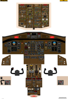ATR 72 Cockpit Poster