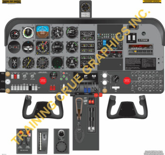 Beech Duchess Cockpit Poster