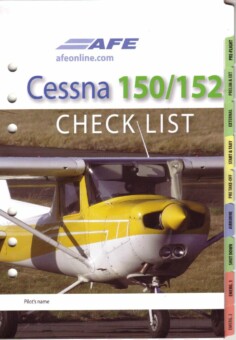 AFE checklist, Cessna 150/152 Loose Leaf