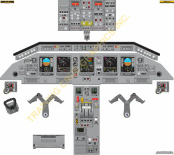 Embraer ERJ 145 Cockpit poster