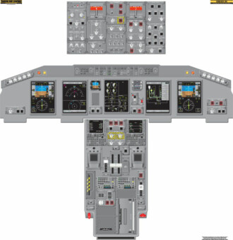 Embraer ERJ 170/190 Cockpit poster