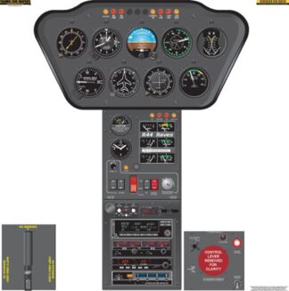 Robinson R44 Raven Cockpit Poster