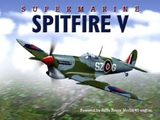 Large Metal Sign Spitfire V
