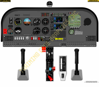 Diamond DA40 Star cockpit poster