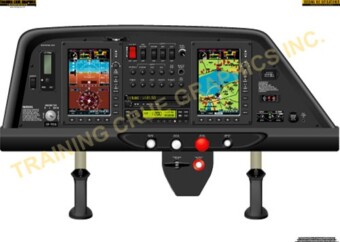 Cessna C162 Skycatcher cockpit poster