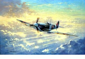 Large Metal Sign Spitfire