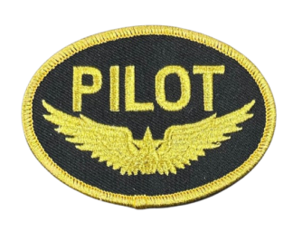 Iron-on badges - Pilot badge