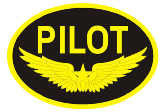 Iron-on badges - Pilot wings