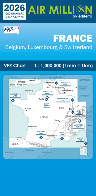 Air Million France 2026 VFR chart