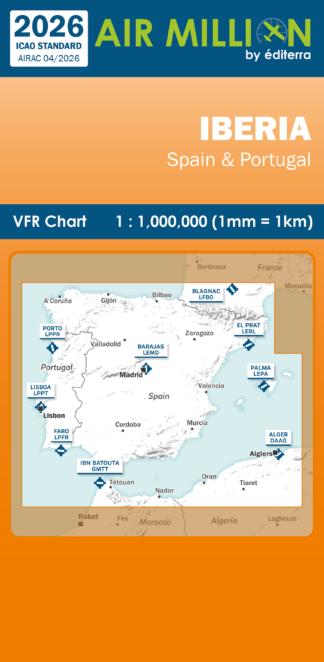 Air Million Spain & Portugal 2026 VFR Chart