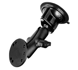 Twist Lock Suction Mount with Round Plate (AMPS Hole Pattern)