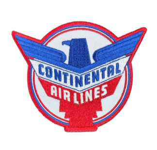 Iron-on Badges - Continental Airlines Retro