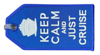 Baggage Tags - Keep Calm and Just Cruise