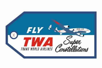 Baggage Tags - TWA Constellation
