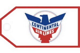 Baggage Tags - Continental Airlines Retro