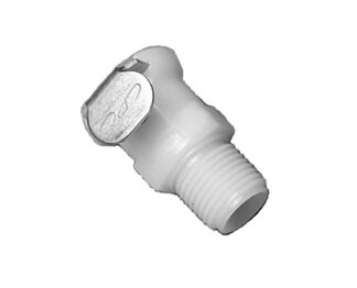 Mountain High Fitting 1/8 NPT-M w/cv (plastic)