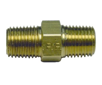 Mountain High Union 1/4 NPT-M To 1/4 NPT-M, Brass