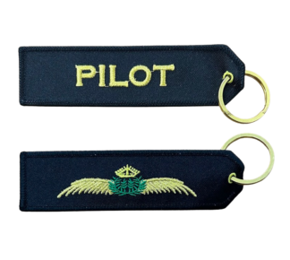 Key ring - Remove Before Flight, Pilot Wings