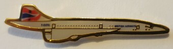Plane Pin - British Airways Concorde