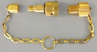 Mountain High Transfill Adapter, (AN800-SCT) 3/8-24 to 9/16-18,