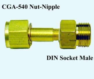 Mountain High Transfill Adapter, CGA-540 to DIN477