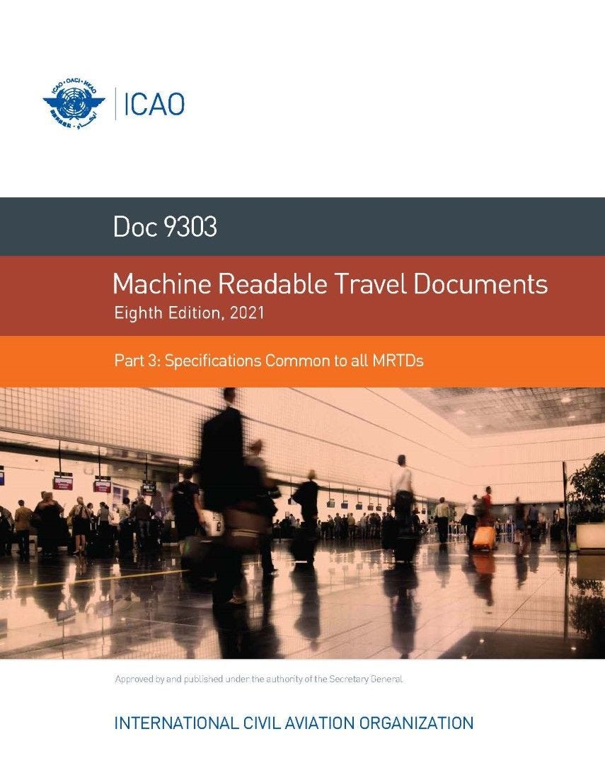 ICAO DOC 9303 Part 3