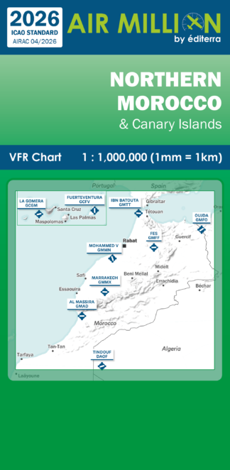Air Million Morocco 2026 VFR Chart