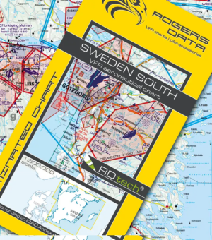 Rogers Data Sweden South 2023 VFR Chart