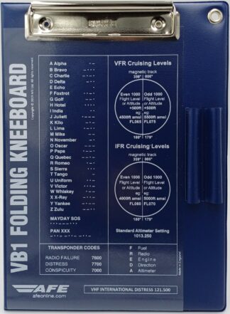 AFE VB1 A5-size folding kneeboard