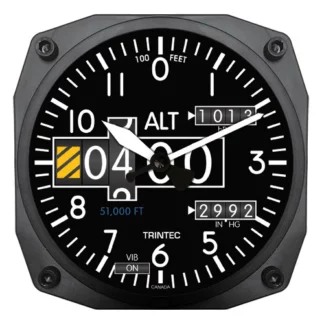 Modern Altimeter 6" Wall Clock