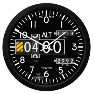 Modern Altimeter 10" Wall Clock