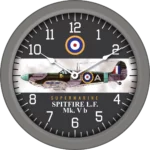 WWII Spitfire LF Mk Vb 14" Wall Clock