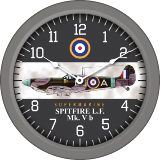 WWII Spitfire LF Mk Vb 14" Wall Clock