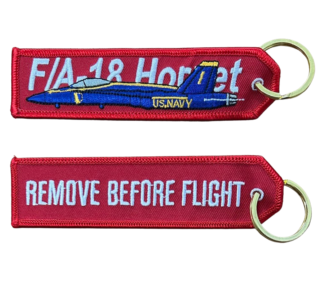 Key ring – Remove Before Flight, F/A-18 Hornet