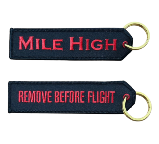 Key ring – Remove Before Flight, Mile High