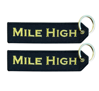 Key ring – Remove Before Flight, Mile High (Both Sides)